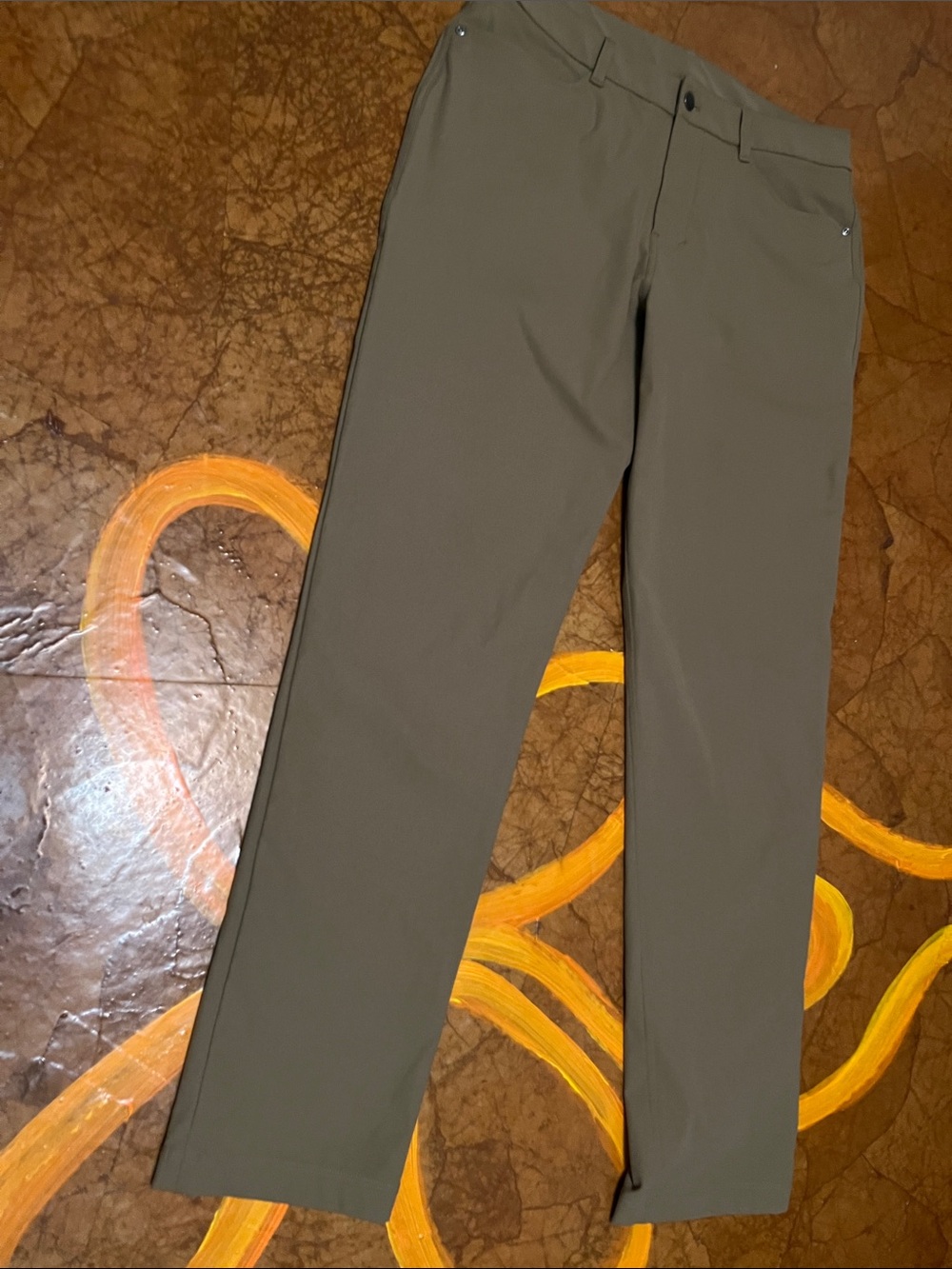 NWOT Lululemon athletica Men's ABC Classic Fit - Tan size 32x 32 - Picture 2 of 8